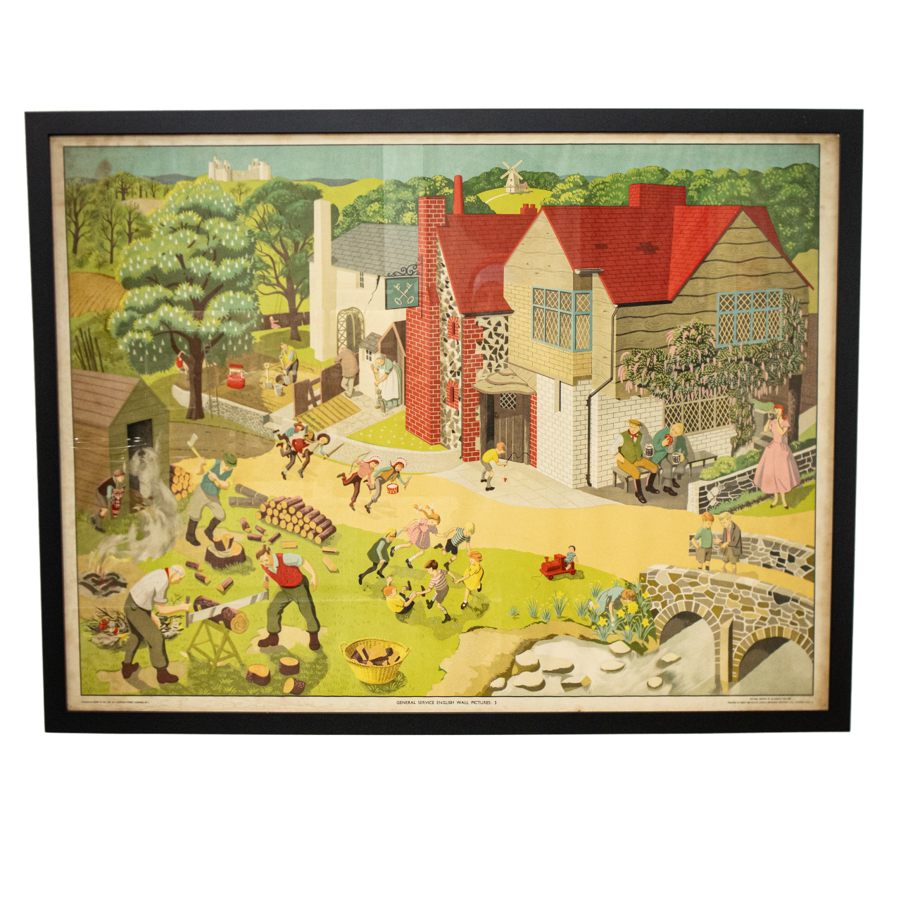 Original Elizabeth Skilton Print Country Life