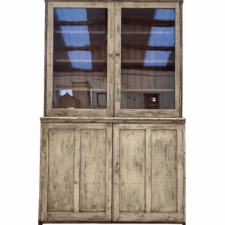 Painted Pine Glazed Cupboard