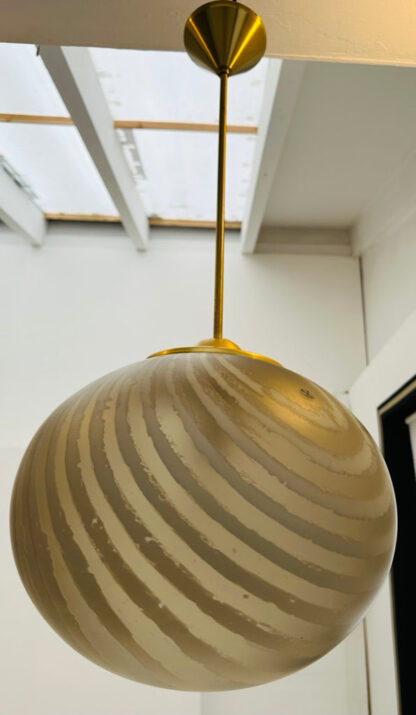 Gold Tinted Glass Hanging Light, 1970s - Image 15