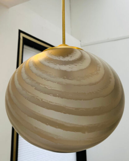 Gold Tinted Glass Hanging Light, 1970s - Image 22