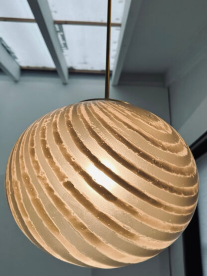 Gold Tinted Glass Hanging Light, 1970s - Image 4