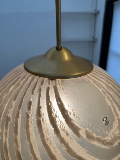 Gold Tinted Glass Hanging Light, 1970s - Image 9