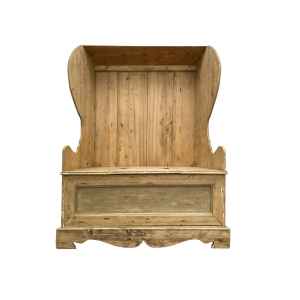 Rustic Pine Settle