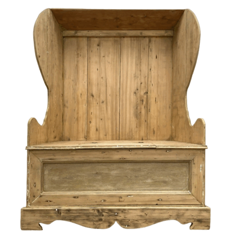 Rustic Pine Settle