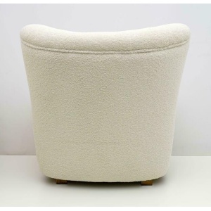 Sahco Zero the Tired Man Bouclè Lounge Chair by Lassen