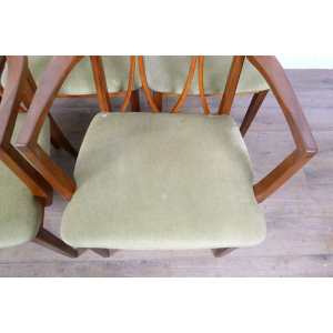 Set of Five G Plan Teak Dining Chairs Inc 2 Carvers