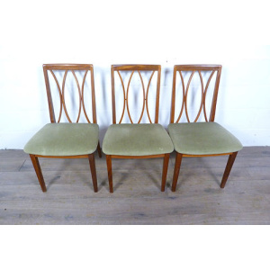 Set of Five G Plan Teak Dining Chairs Inc 2 Carvers