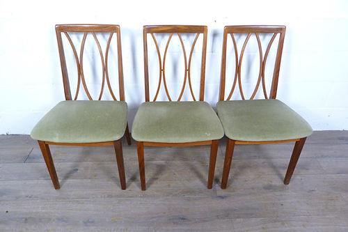 Set of Five G Plan Teak Dining Chairs Inc 2 Carvers