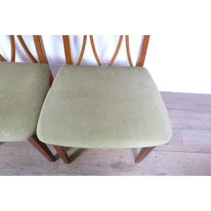 Set of Five G Plan Teak Dining Chairs Inc 2 Carvers