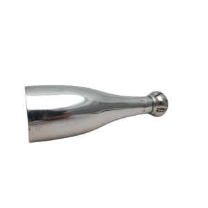 Antique Silver Pepperette Rare Champagne Bottle Pepper Solid 1888