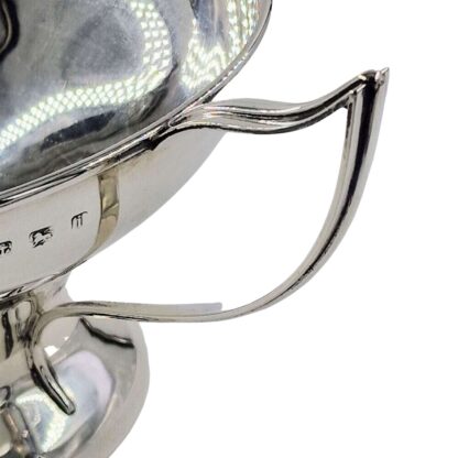 Antique Solid Silver Art Nouveau Bowl 1908 Dish Tyg Centrepiece - Image 5