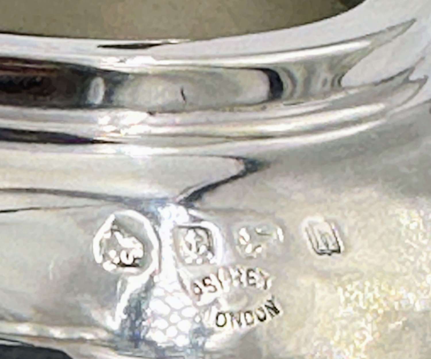Antique Solid Silver Asprey Jug & Bowl Christopher Dresser