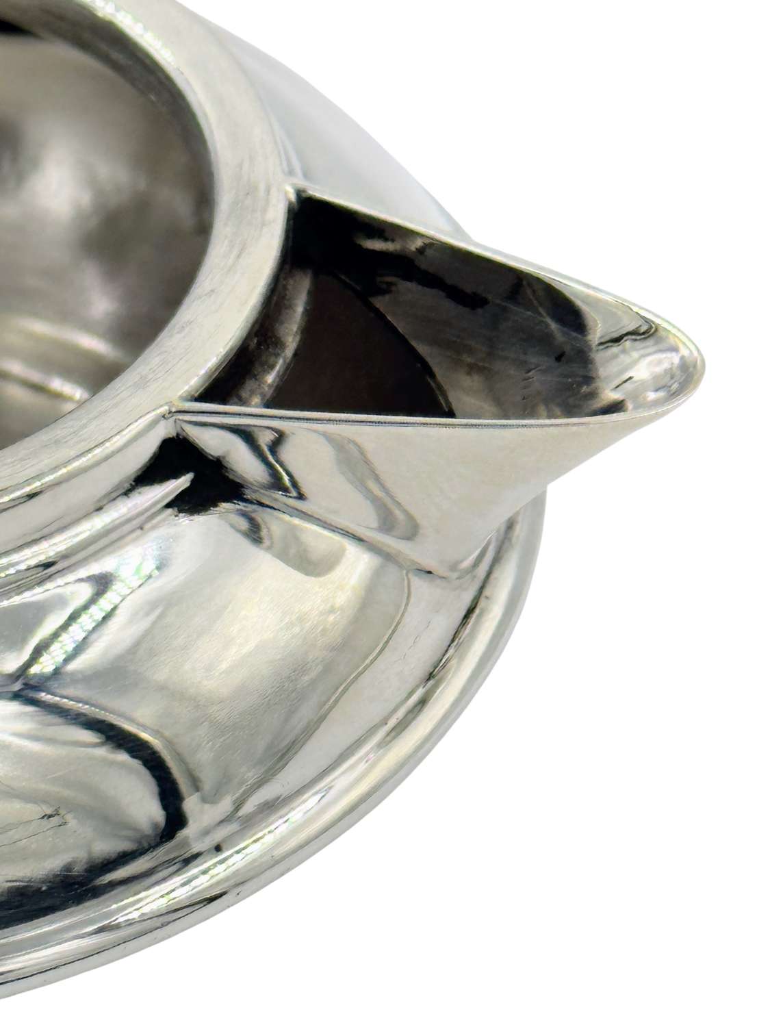 Antique Solid Silver Asprey Jug & Bowl Christopher Dresser