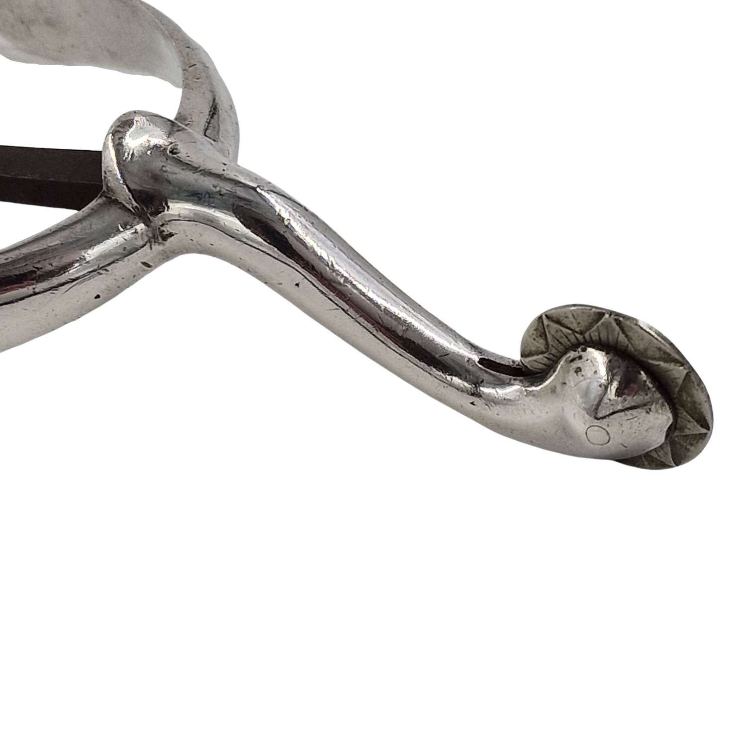 Antique Solid Silver Spurs Pair For Riding Boots 1898