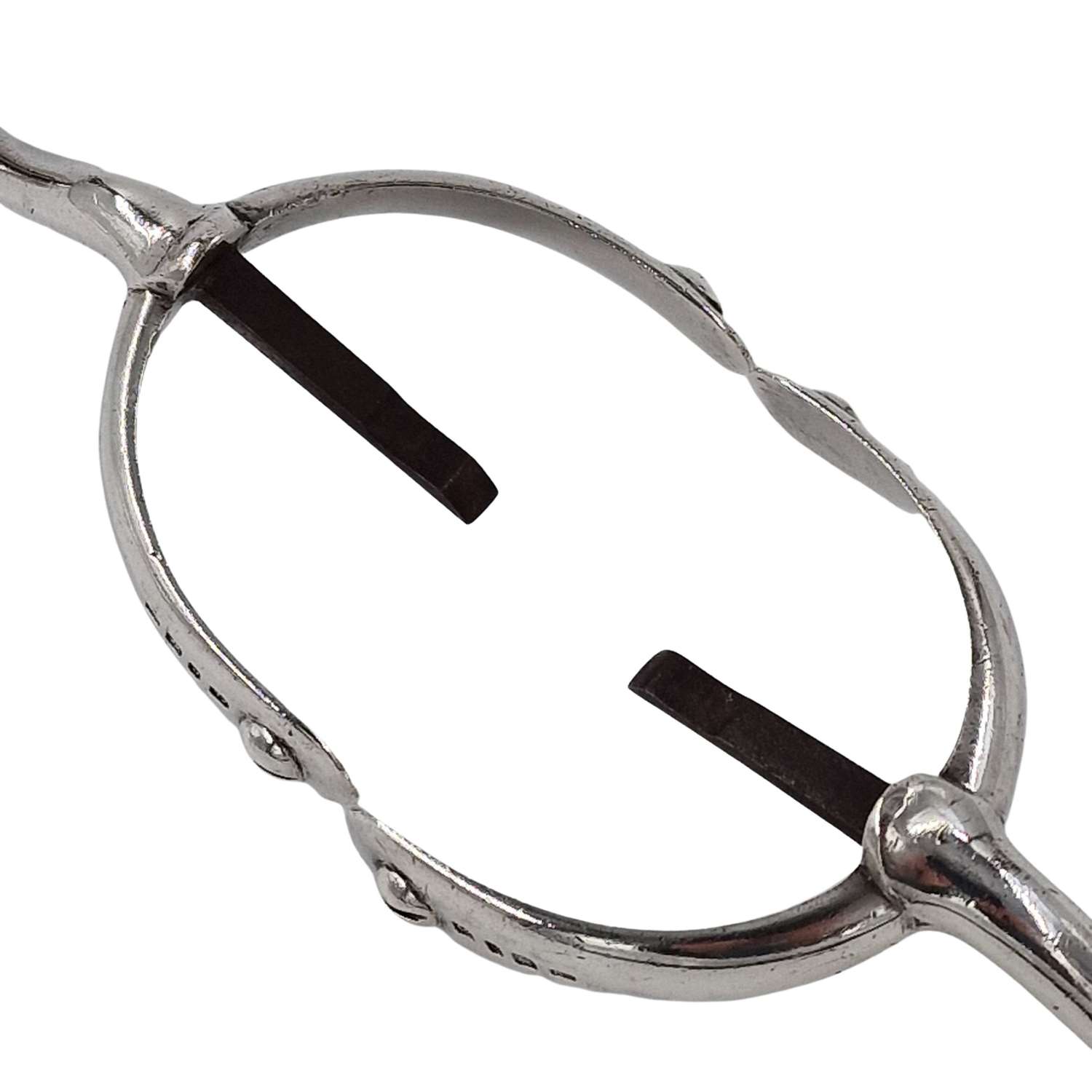 Antique Solid Silver Spurs Pair For Riding Boots 1898