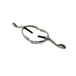 Antique Solid Silver Spurs Pair For Riding Boots 1898