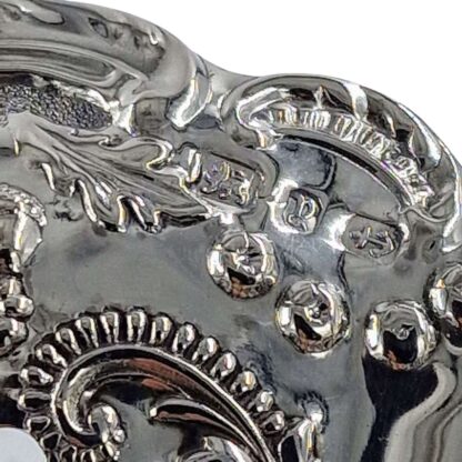 Antique Solid Silver Stunning Comport 1898 Dish Bowl - Image 4