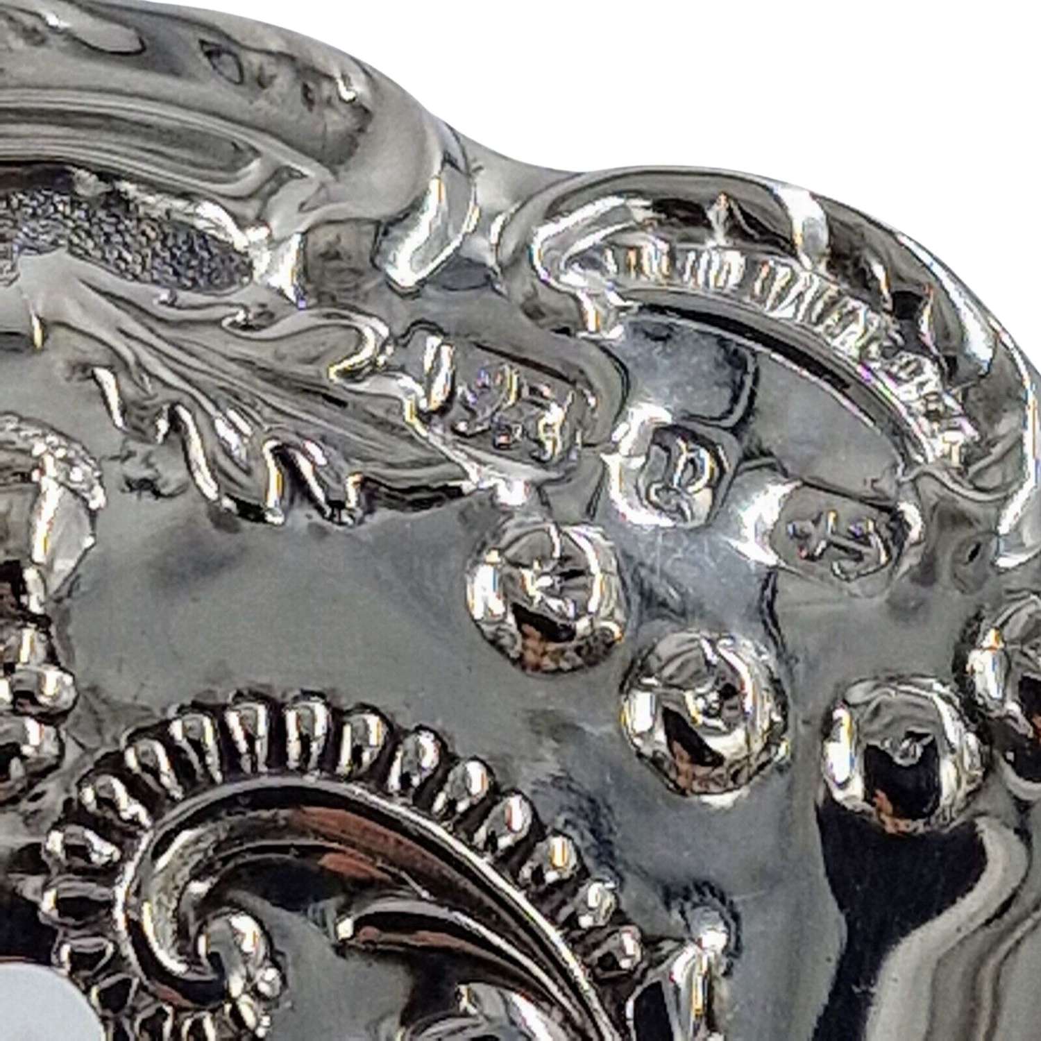 Antique Solid Silver Stunning Comport 1898 Dish Bowl