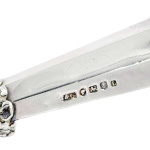 Antique Solid Silver Whistle in Sheath 1860