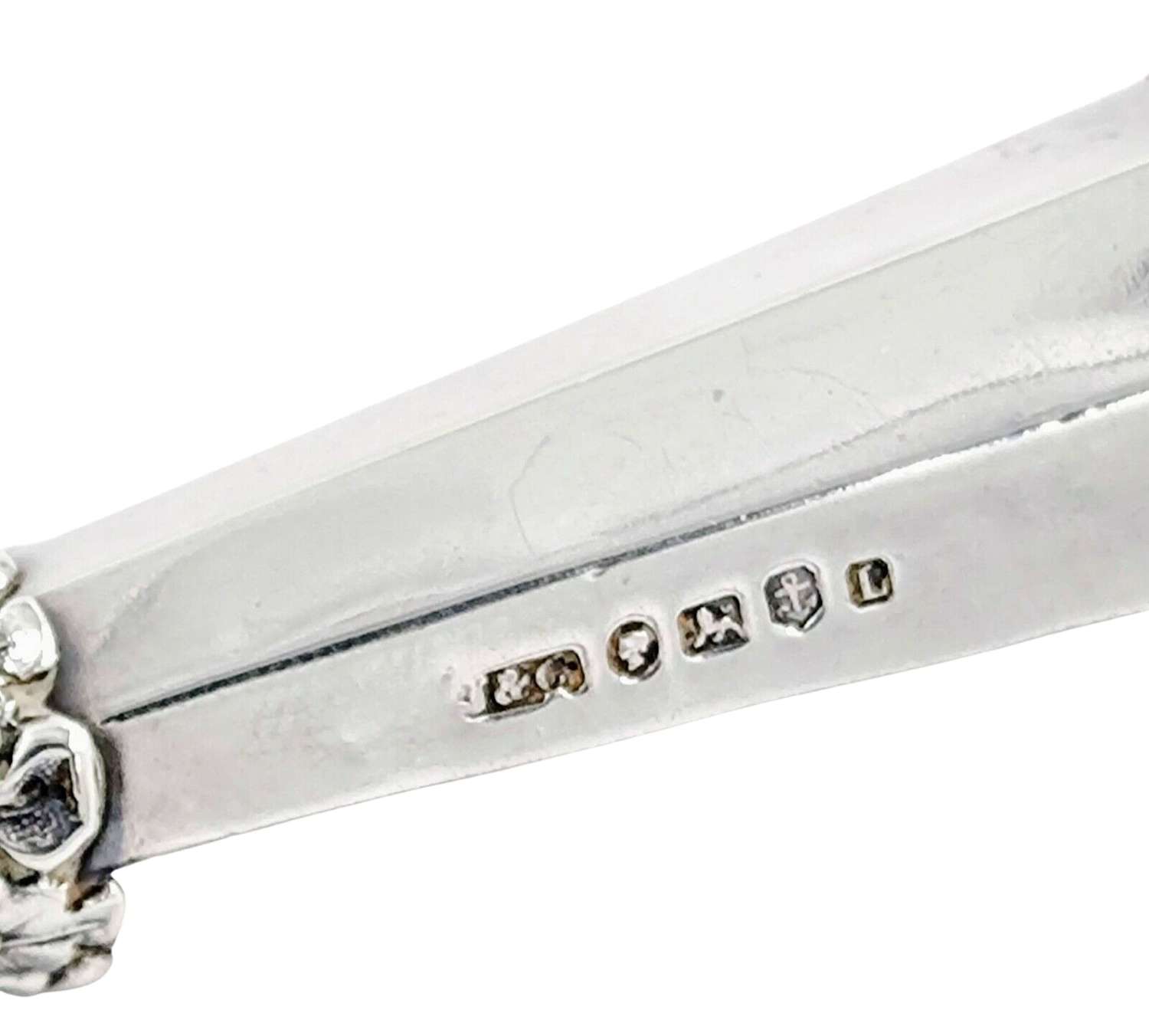 Antique Solid Silver Whistle in Sheath 1860