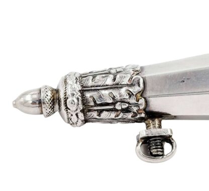 Antique Solid Silver Whistle in Sheath 1860 - Image 5
