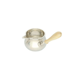 Antique Sterling Solid Silver Brandy Pan Warmer Sauce Cream 1865