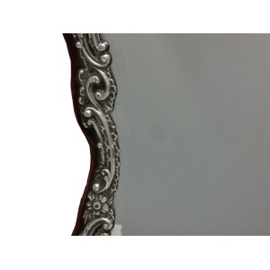 Antique Sterling Solid Silver Dressing Table Mirror 1904 32cm Tall