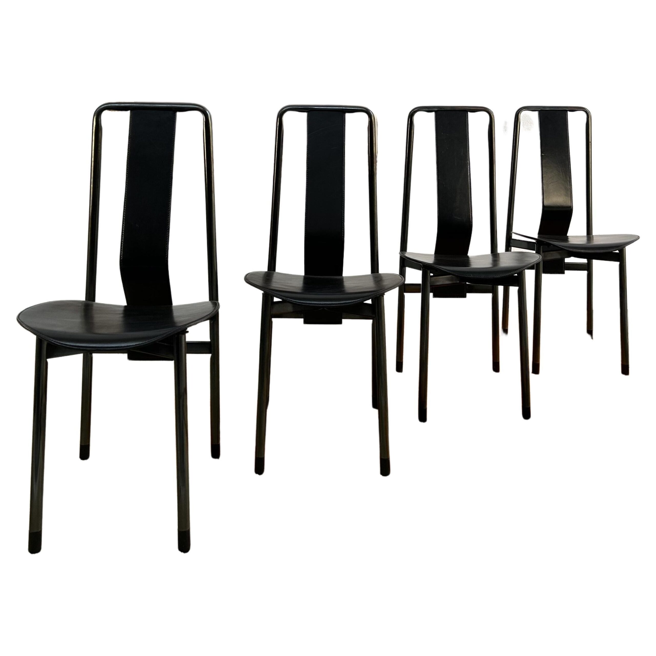 Irma Design Chairs by Achille Castiglioni for Zanotta, 1970s, Set of Four