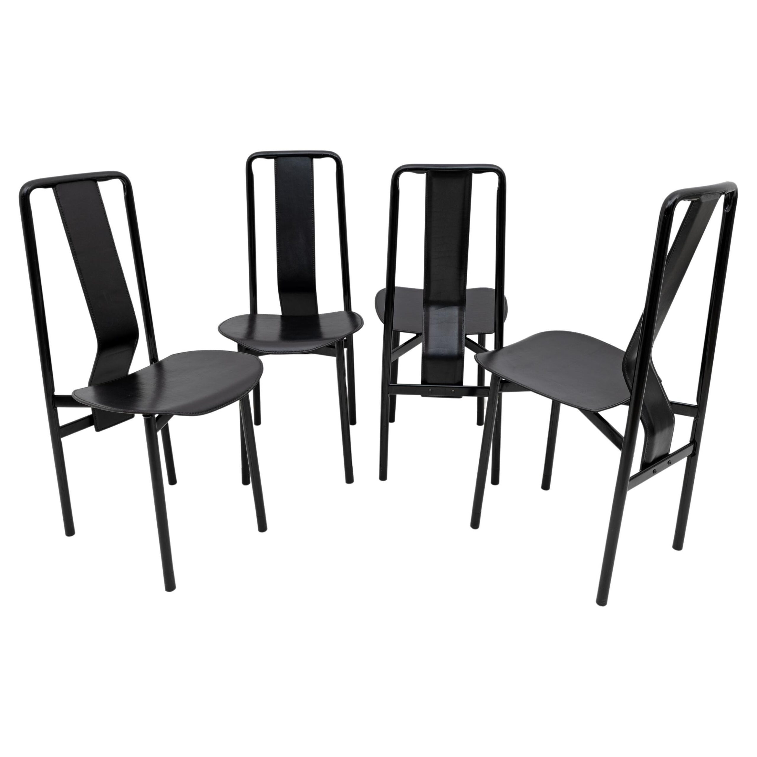 Irma Design Chairs by Achille Castiglioni for Zanotta, 1970s, Set of Four