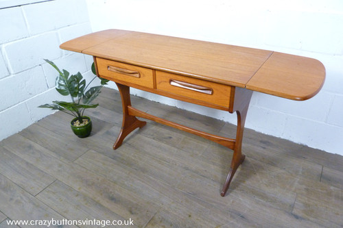 G Plan Fresco Drop Leaf Console Table