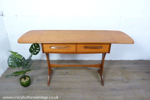 G Plan Fresco Drop Leaf Console Table