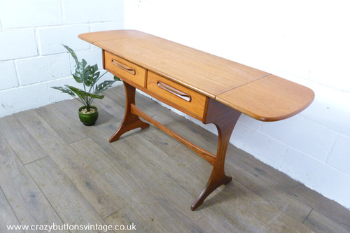G Plan Fresco Drop Leaf Console Table