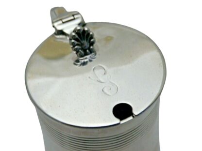 Georgian 1810 Antique Solid Silver Large Tankard Mustard Jam Pot - Image 5