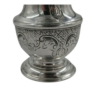 Georgian II 1744 Antique Solid Silver Pounce Shaker Pepper Pot