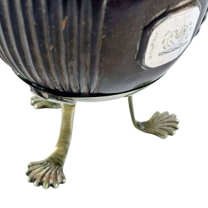 Georgian Solid Silver and Coconut Goblet c1780