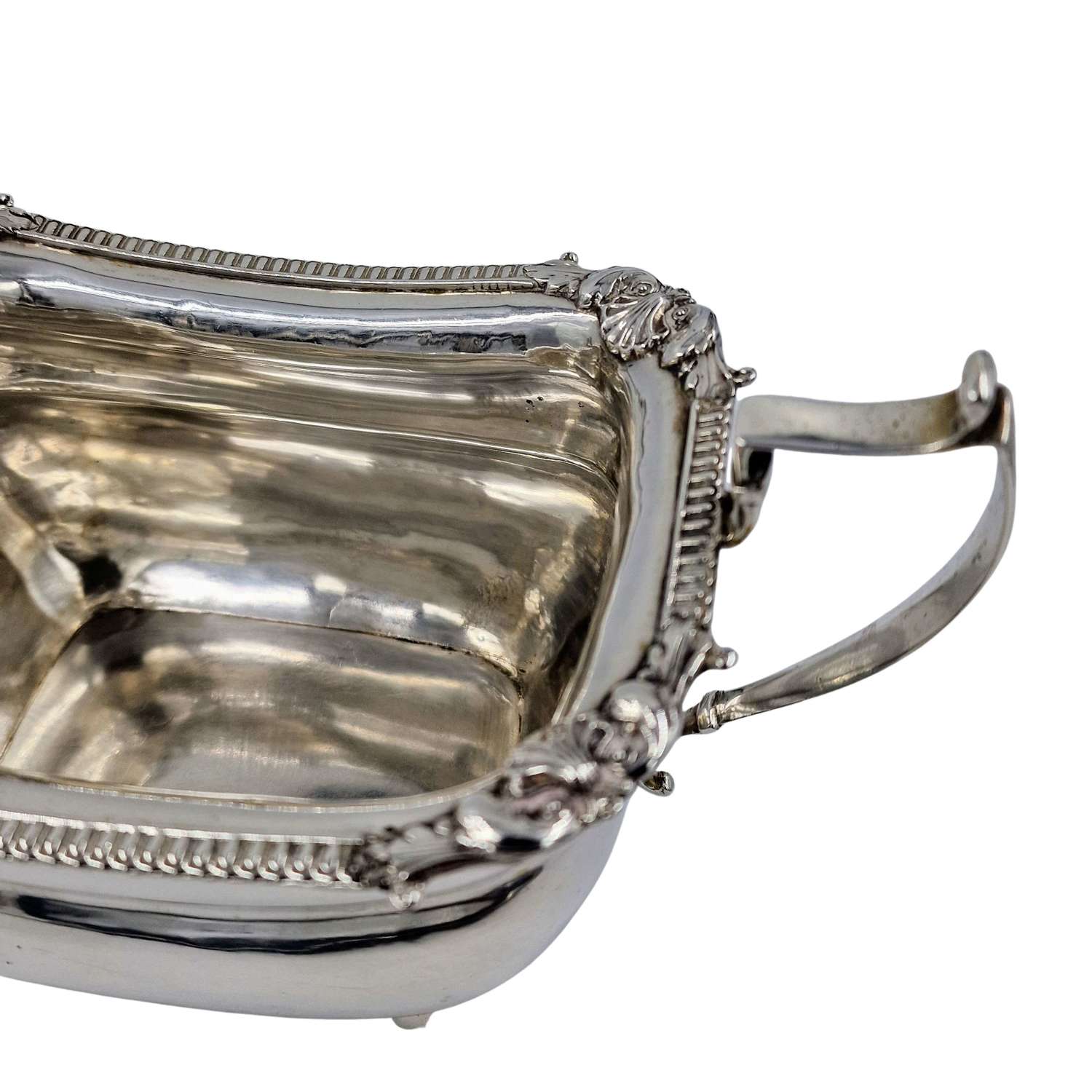 Georgian Solid Silver Large Irish Sauce Bowl Dublin 1818 311g