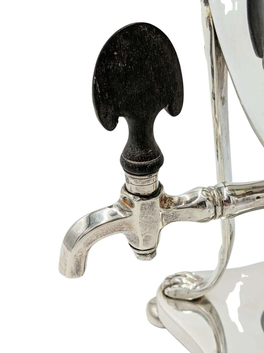 Irish Solid Silver Antique Samovar & Burner 1710g 2 Pint