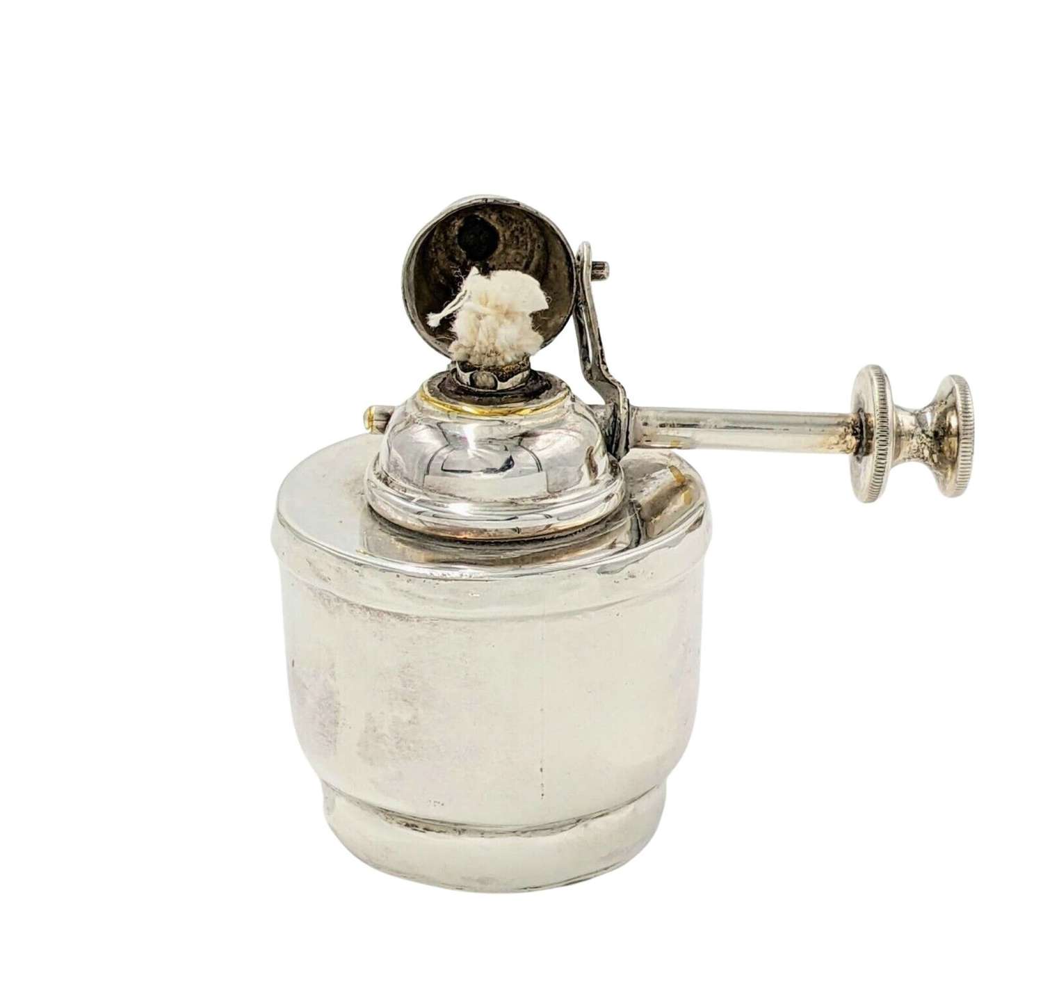 Irish Solid Silver Antique Samovar & Burner 1710g 2 Pint