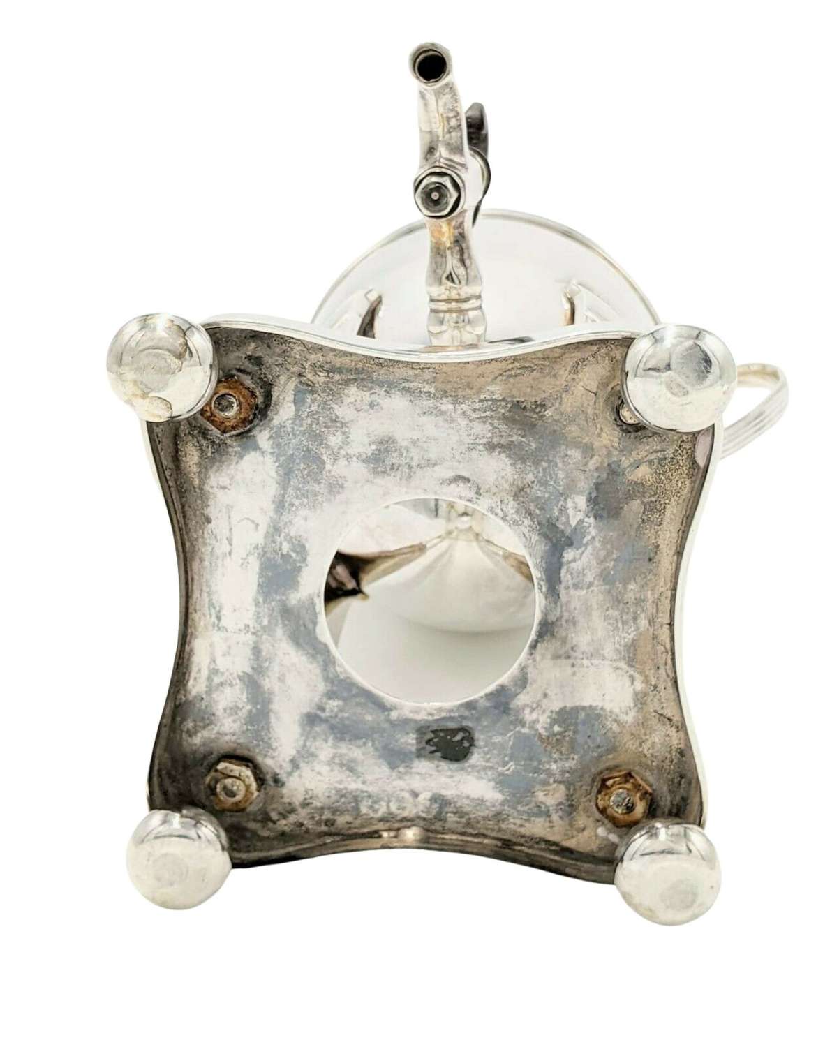 Irish Solid Silver Antique Samovar & Burner 1710g 2 Pint