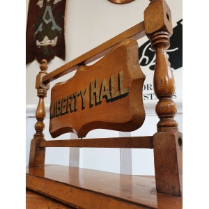 Pair of Edwardian Masonic Meeting Board Signs