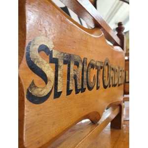 Pair of Edwardian Masonic Meeting Board Signs
