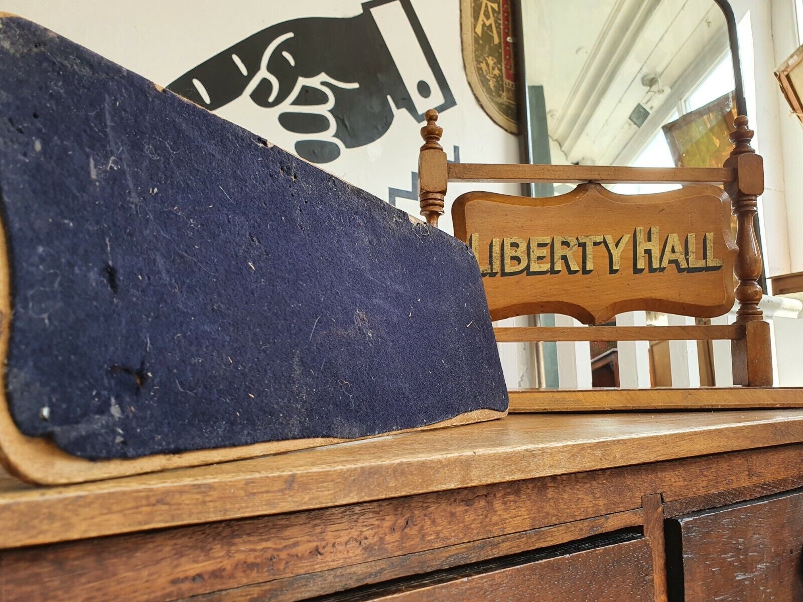 Pair of Edwardian Masonic Meeting Board Signs