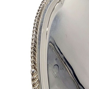Quality Heavy Solid Silver Tea Set Serving Antique Tray