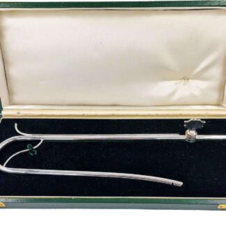 Rare Solid Sterling Silver Wine Syphon by Comyns of London