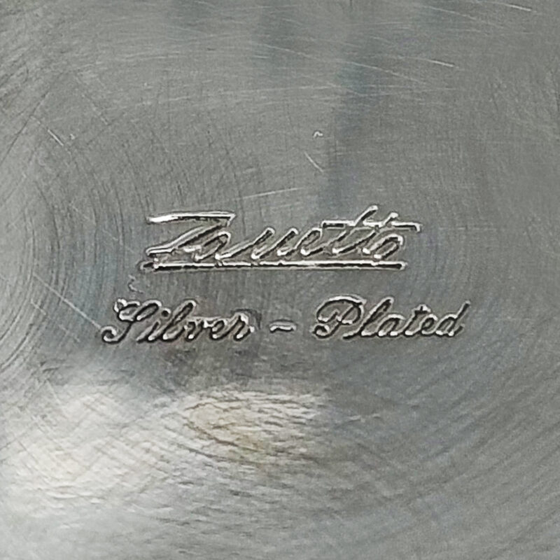 1960s Gorgeous Cocktail Shaker Silver Plated by Zanetta. Made in Italy