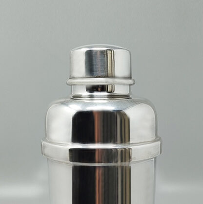 1960s Gorgeous Cocktail Shaker Silver Plated by Zanetta. Made in Italy - Image 6