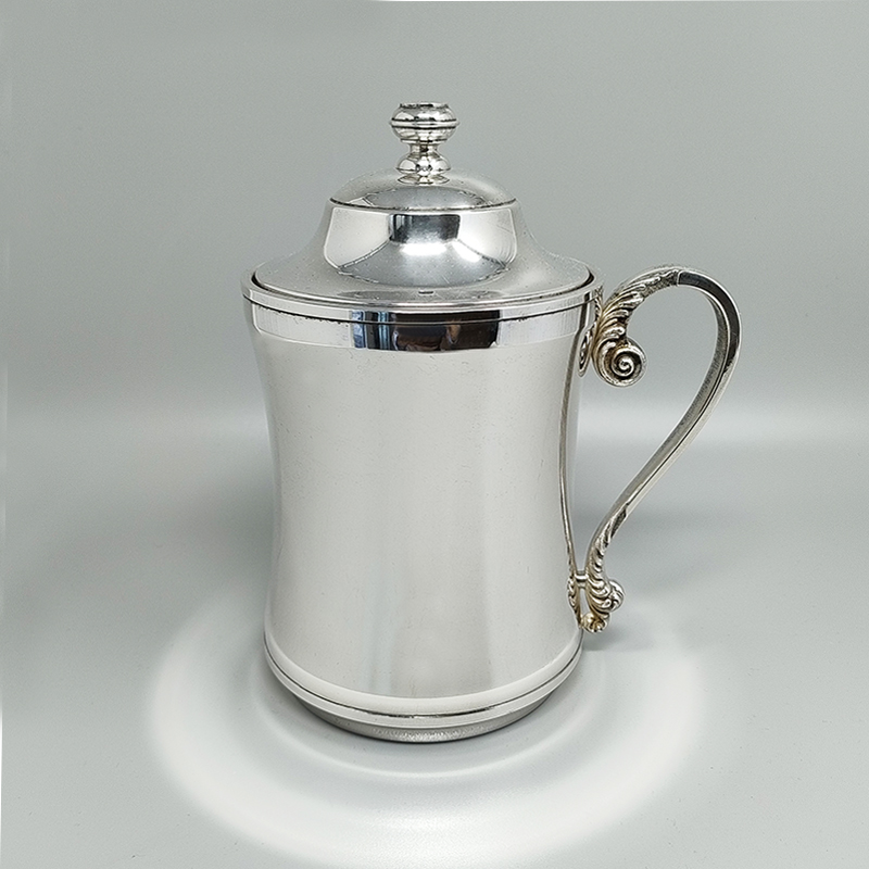 1960s Stunning Ice Bucket by Aldo Tura for Macabo. Made in Italy.