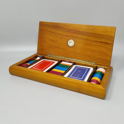 1980s Original Gorgeous Playing Cards Box by Piero Fornasetti in Excellent condition. Made in Italy - Image 7