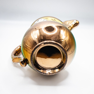 Rare Copper Lustre Jug Advertising Riddle & Bryan