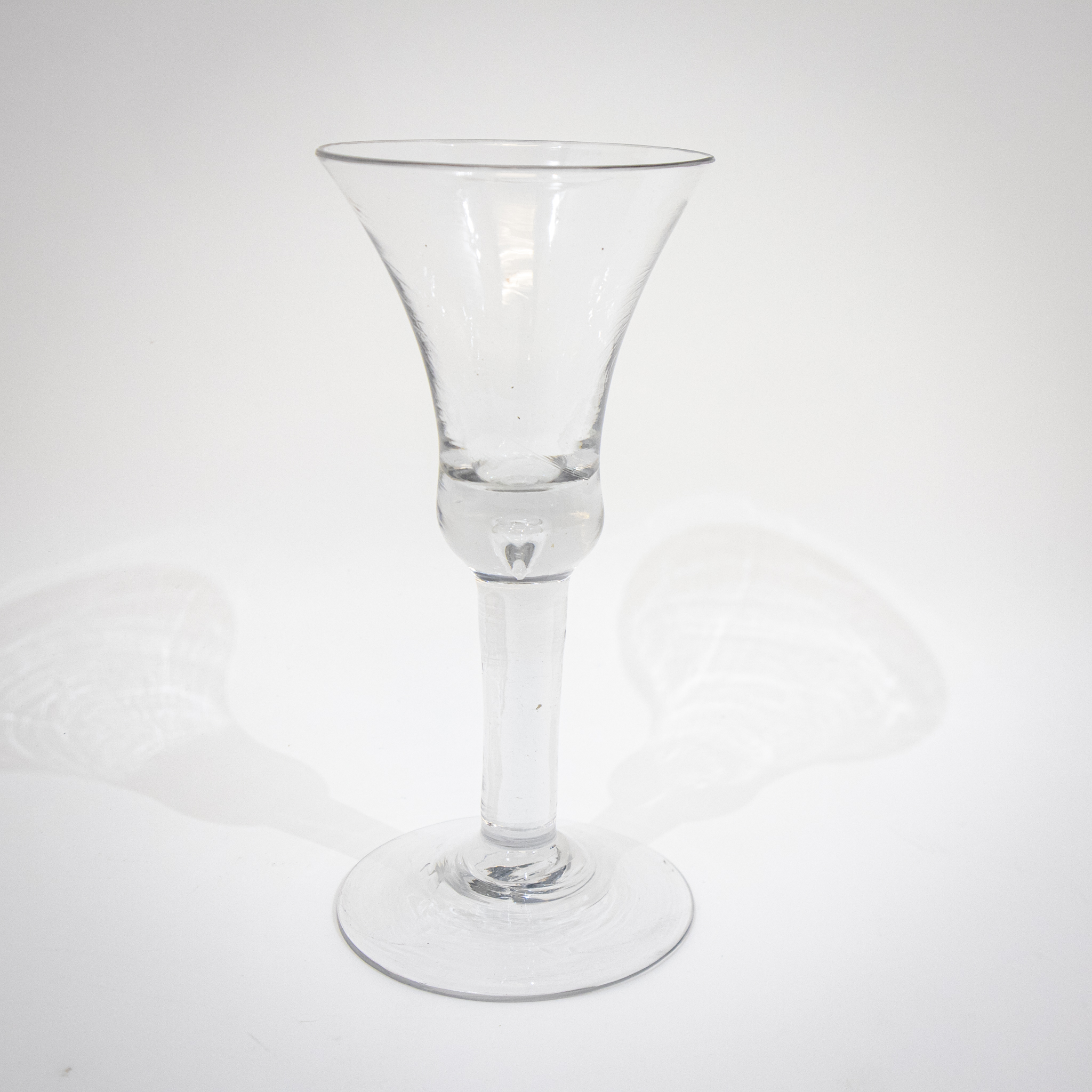 Early Georgian Teardrop Wine Glass